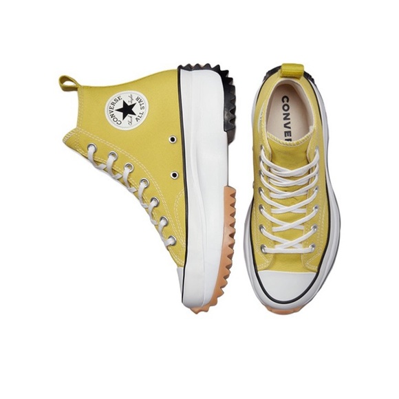 Converse Womens Run Star Hike Canvas Yellow A01365C - Picture 4 of 8